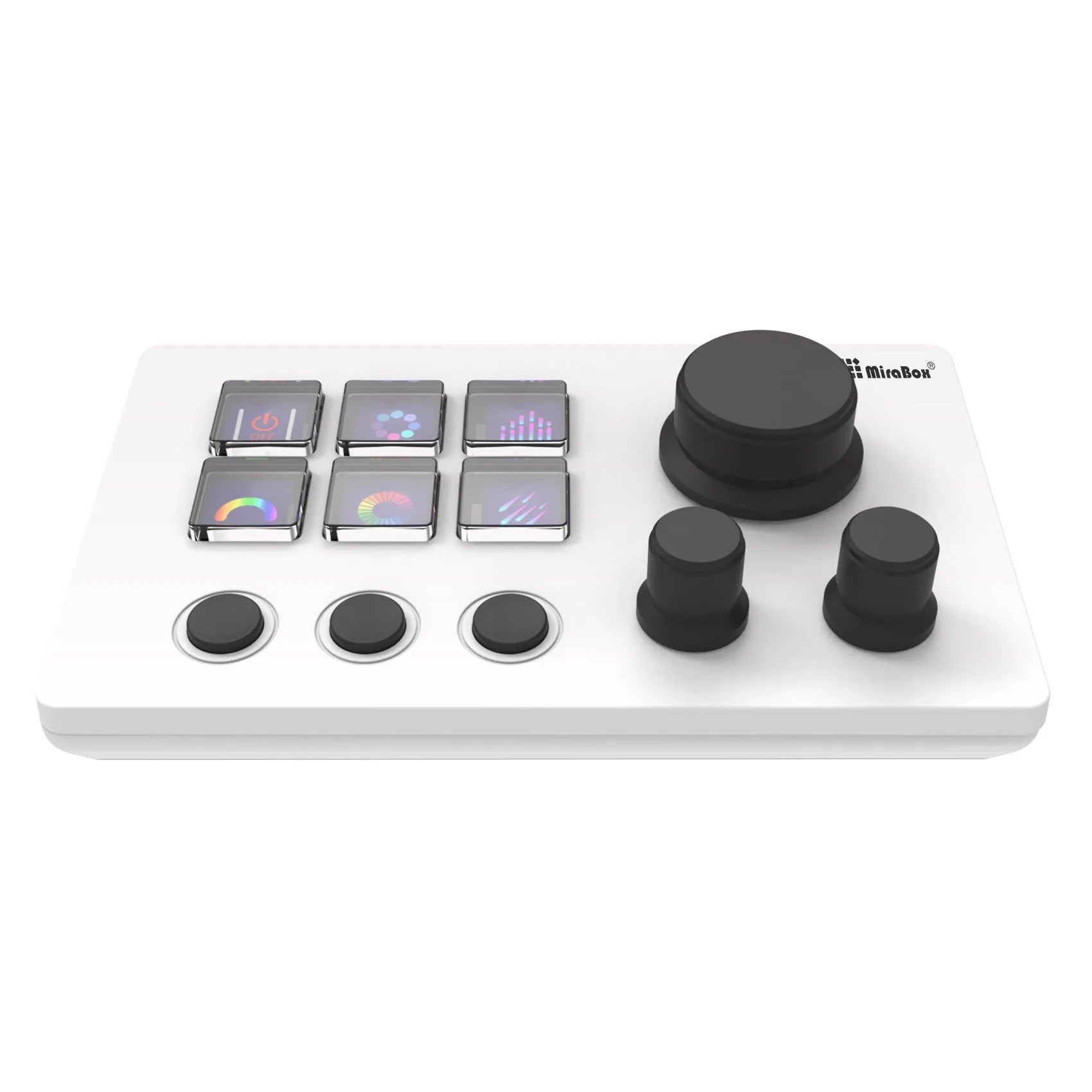Black or white silicone membrane USB keyboard with 2m cable and mounting bracket