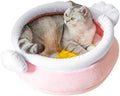 Honey pot magic shape cat sofa bed in pink or yellow with removable pad for small pets