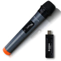 Black ZANSONG V12 wireless dynamic handheld microphone with USB receiver and accessories