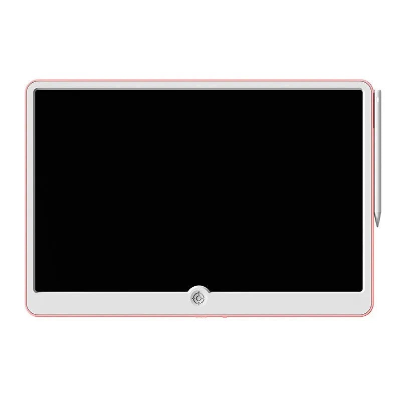 19-inch LCD drawing board for kids in blue and white or pink and white colours.