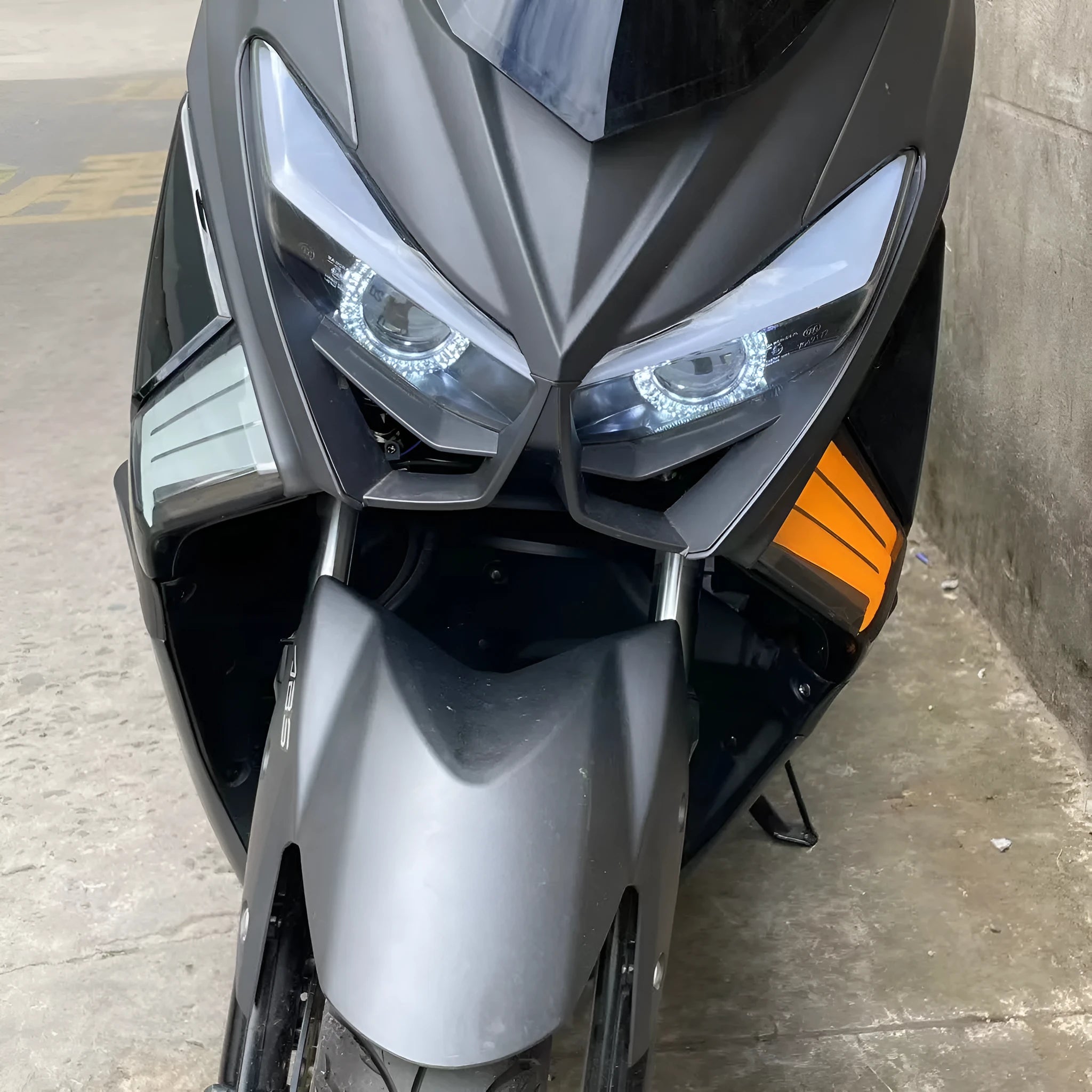 Yellow LED cornering lamps for Tianying TS150 motorcycle indicator replacement