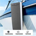 Blue EVA marine boat fender showing thickened shockproof construction for dock protection