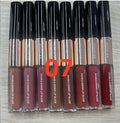 C-L021 double-head non-stick cup lip gloss pen showing two applicator tips and eight colour options