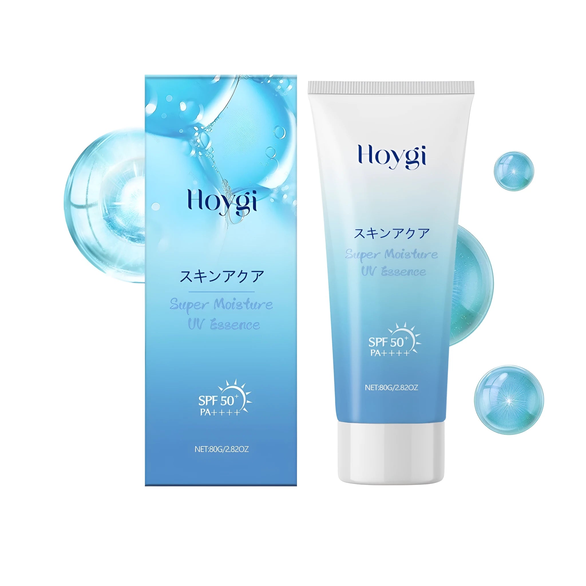 80g tube of refreshing moisturising sunscreen with hyaluronic acid.