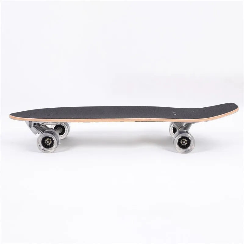 White maple wood 31-inch street scooter skateboard with standard wheels