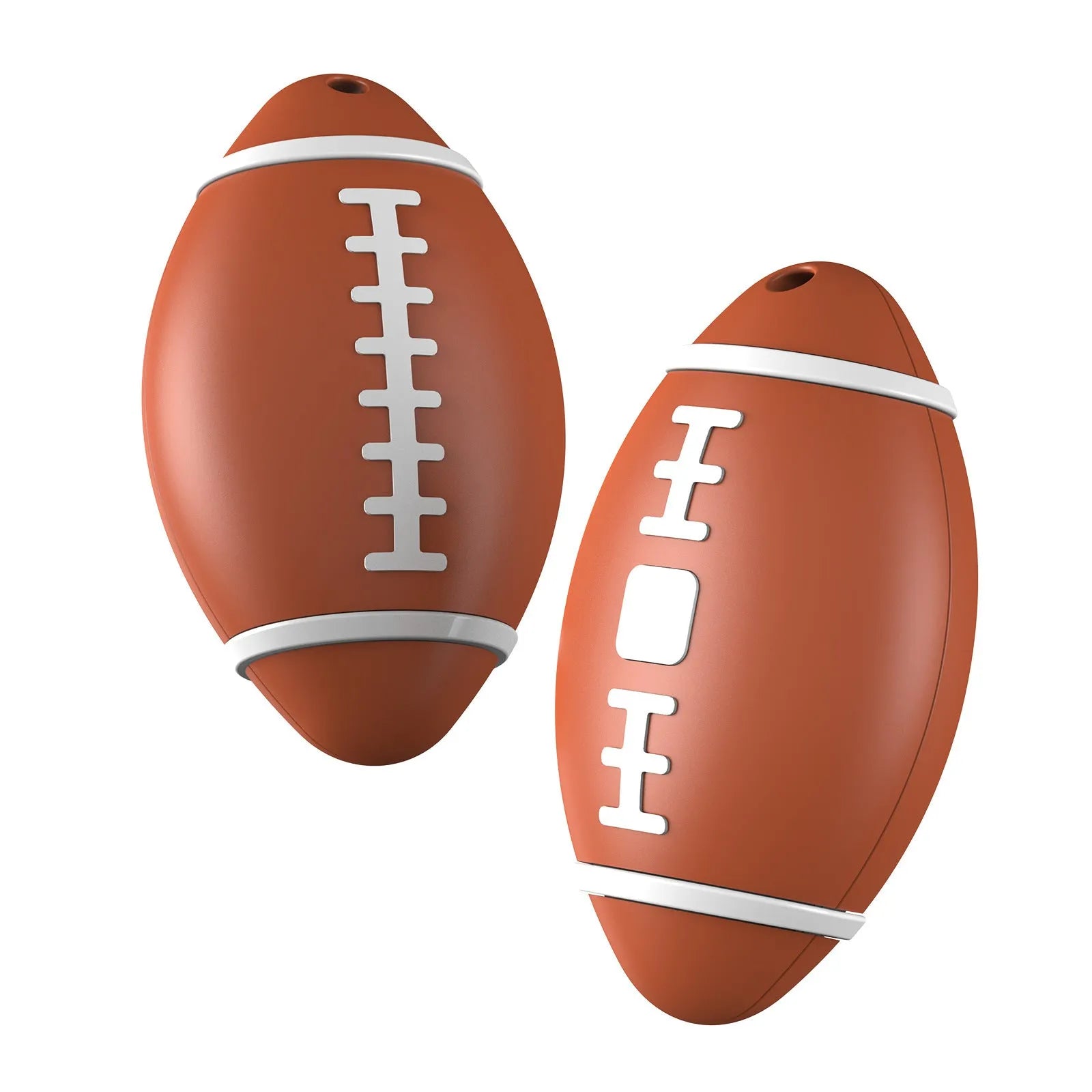 F06 Rugby anti-loss alarm device in black, brown, or green with electronic locator