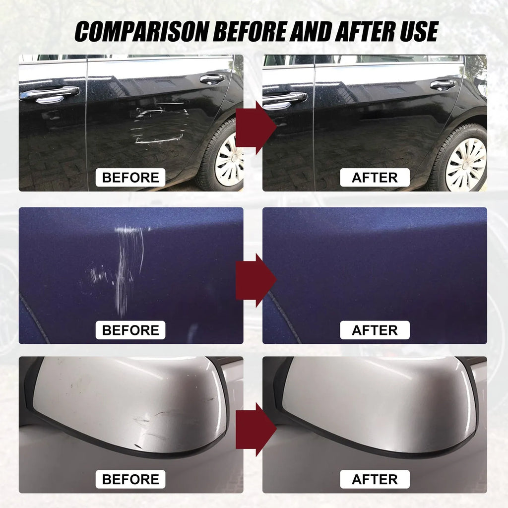 60ml car scratch repair wax pot with applicator tool for paint touch-up.