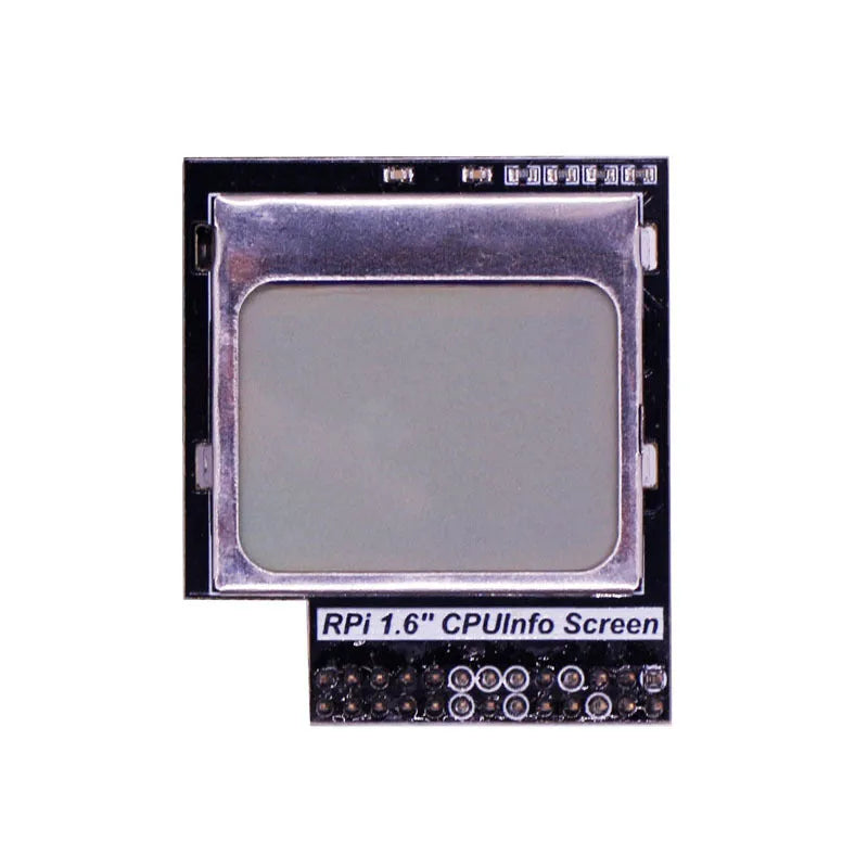 Raspberry Pi 1.6 inch LCD display screen with backlight control for CPU monitoring