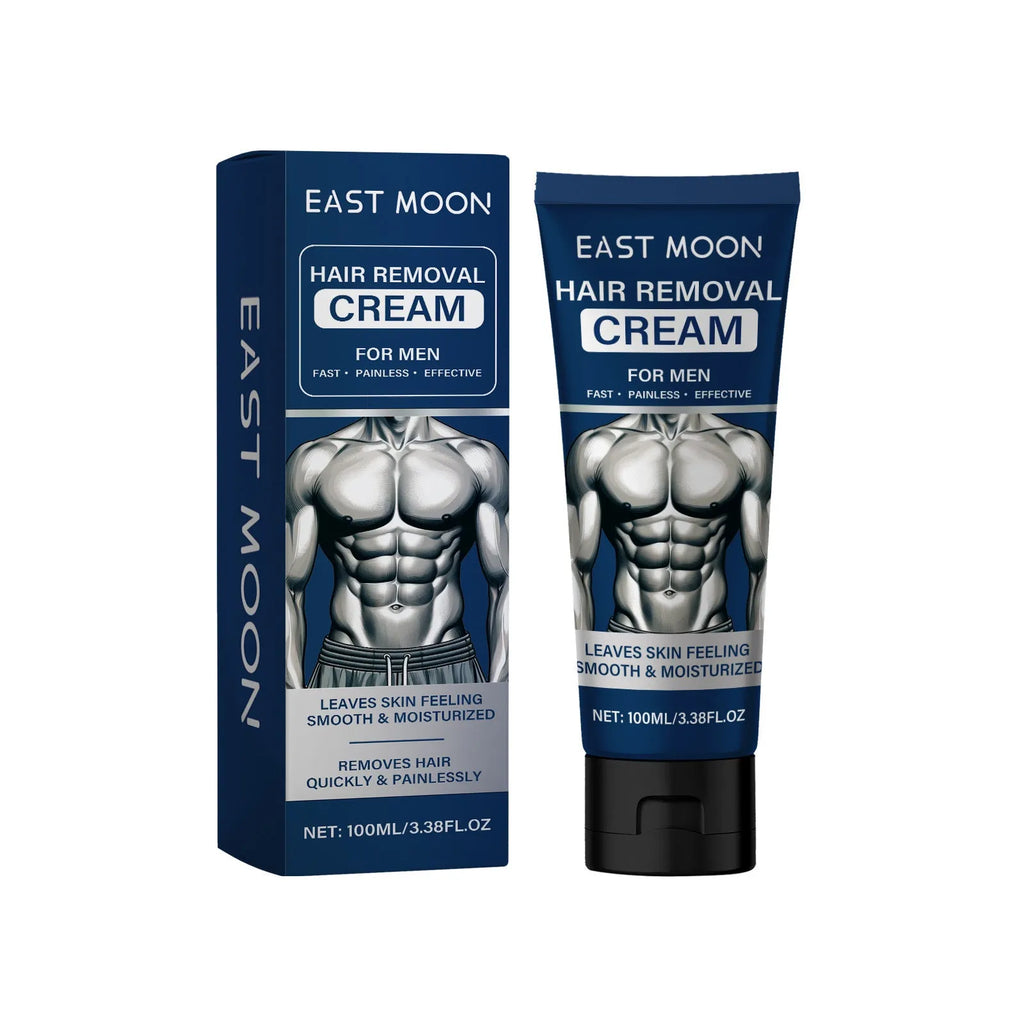Men's hair removal cream 100ml tube for beard armpit hand and leg depilatory use