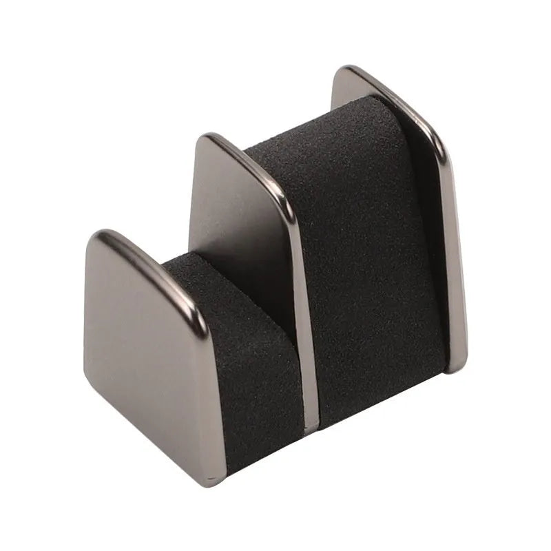 Zinc alloy car dashboard glasses clip nose pad with leather surface in four colour options