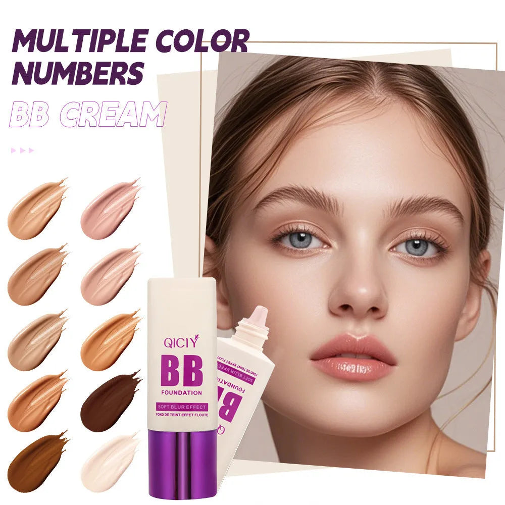Feeding bottle containing brightening BB cream foundation concealer in ten shade options