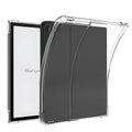 Transparent airbag protective phone case for 7-inch Xiaomi device showing shockproof TPU construction