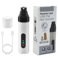 3-speed LED electric nail trimmer for dogs with dust collection system.