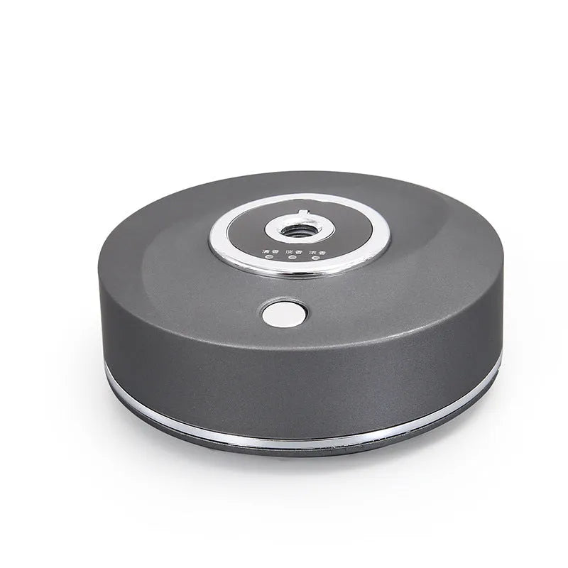 Intelligent vehicle mounted plastic spray diffuser in black, grey, or white with USB cable.