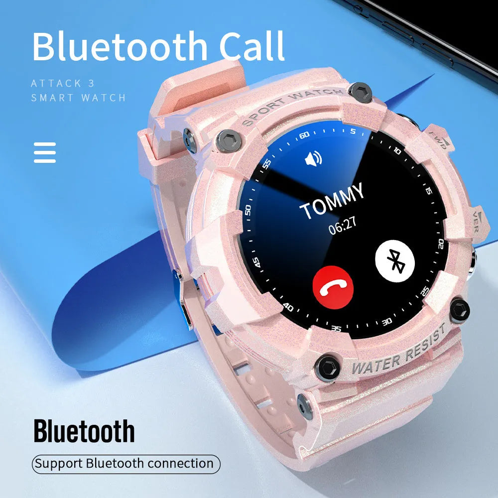 ATTACK 3 waterproof Bluetooth sports watch with colour screen on wrist