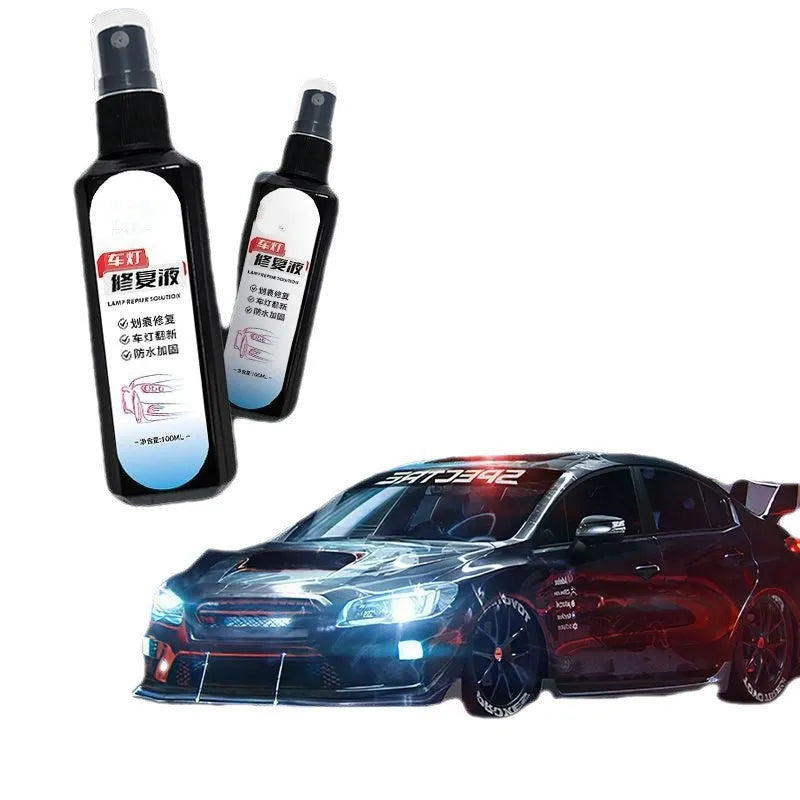 100ml bottle of car headlight restoration liquid for plastic headlamp lens repair