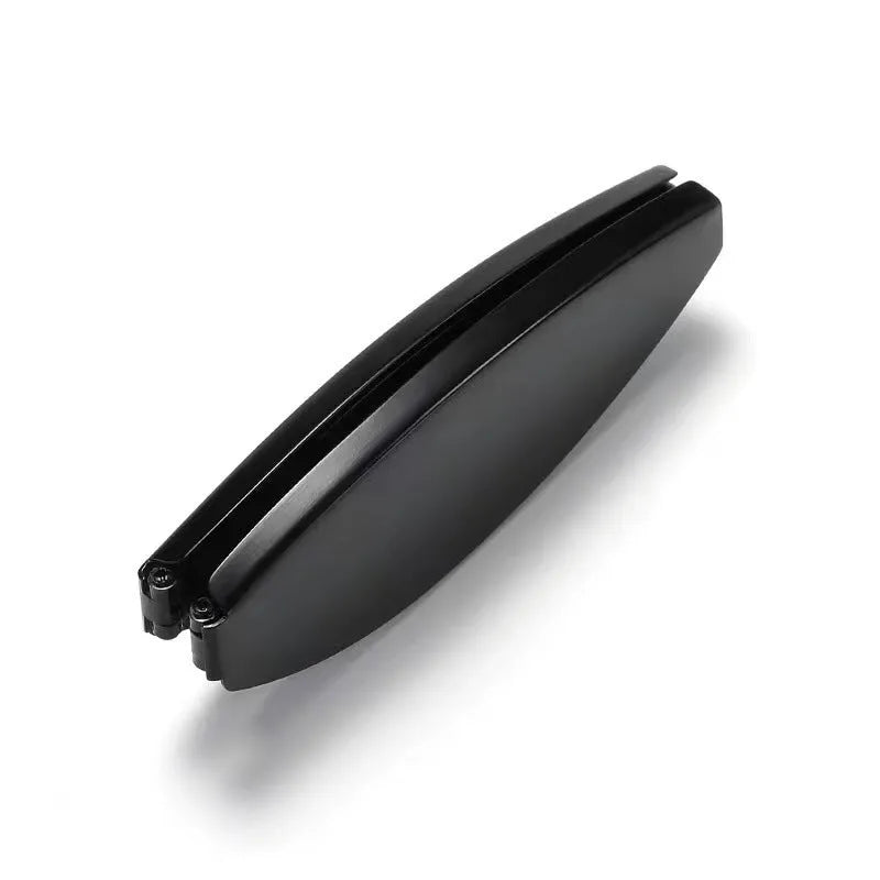 Retro folding pocket presbyopic glasses for men in black or silver frame with anti-fall design