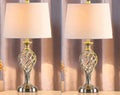 Touch control bedside table lamp with USB charging socket in European alloy design