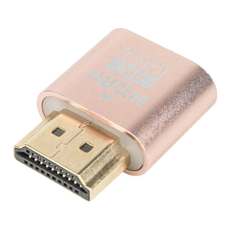 26.5mm graphics card spoof HDMI dummy plug virtual display adapter in multiple colour variants