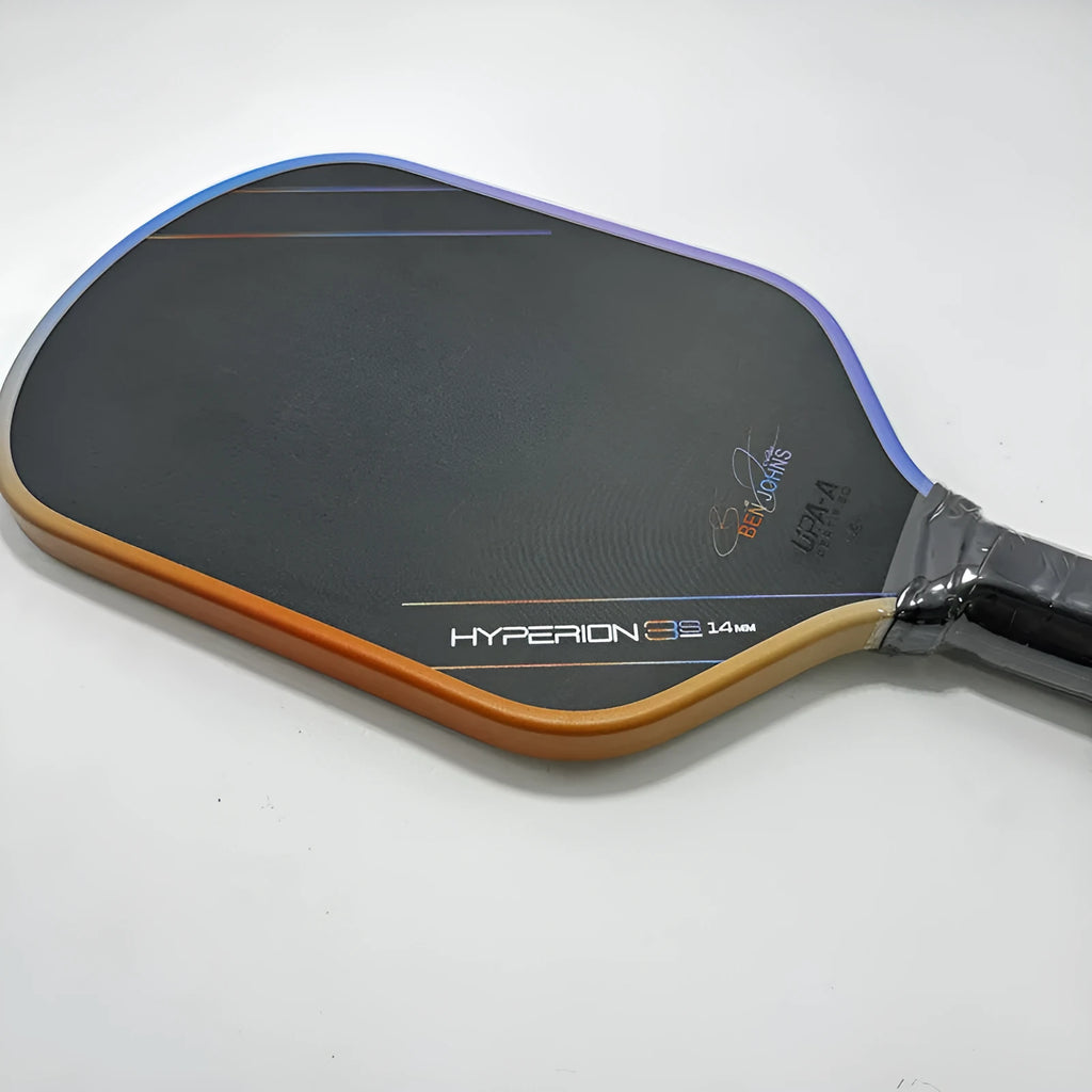 Aurora Multicolor Hyperion 3s pickleball paddle with teflon cloth pattern matte finish