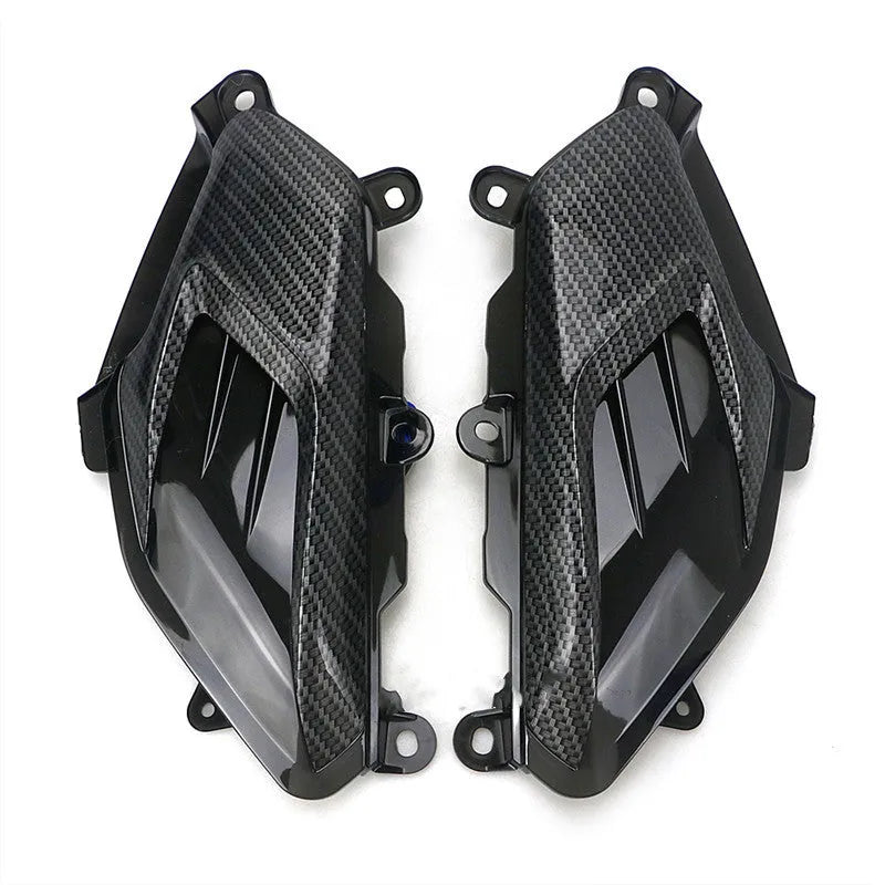 Pair of carbon fibre design LED side lamps for YAMAHA NMAX125 and NMAX155 scooters