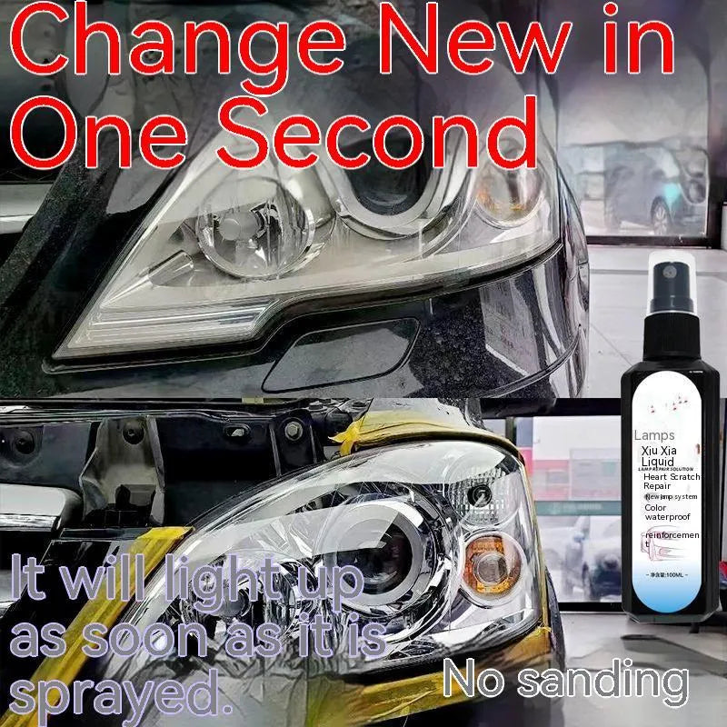 100ml bottle of car headlight restoration liquid for plastic headlamp lens repair