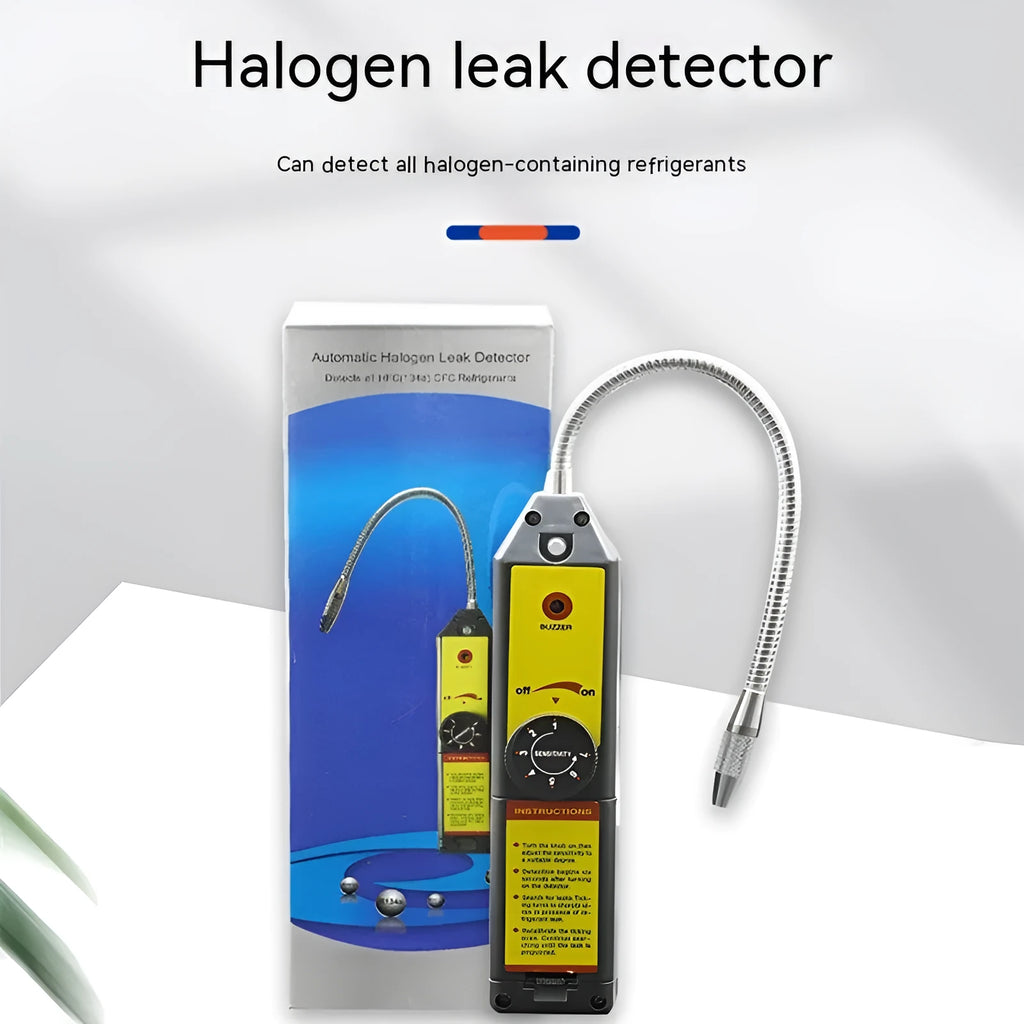 WJL-6000 halogen refrigerant electronic leak detector with extended probe for car air conditioning diagnostics