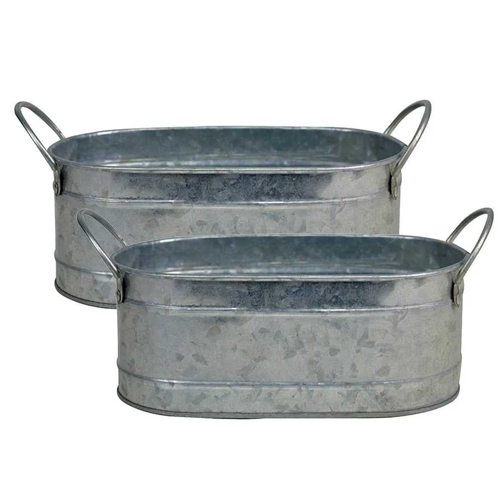 Iron sheet desktop succulent flowerpot for cacti and small plants