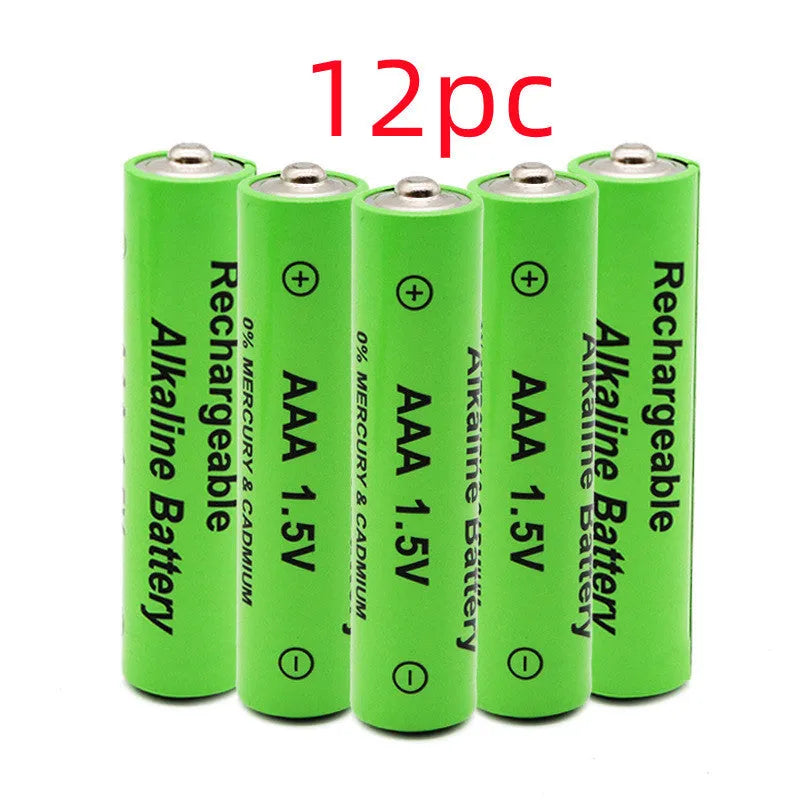 Alkaline rechargeable AA battery with 3000mAh capacity and 1.5V output