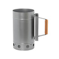 Zinc-iron alloy outdoor charcoal fire bucket igniter for barbecues
