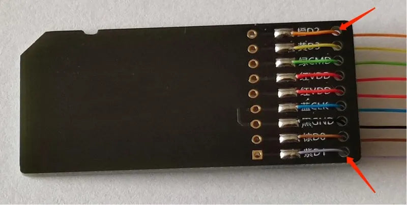 EMMC read and write tool for automotive audio host maintenance on BMW, Mercedes, Audi, and Porsche vehicles.