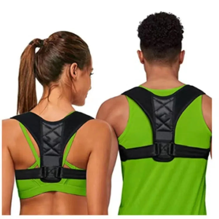 Adjustable nylon posture correction band for back support during sitting