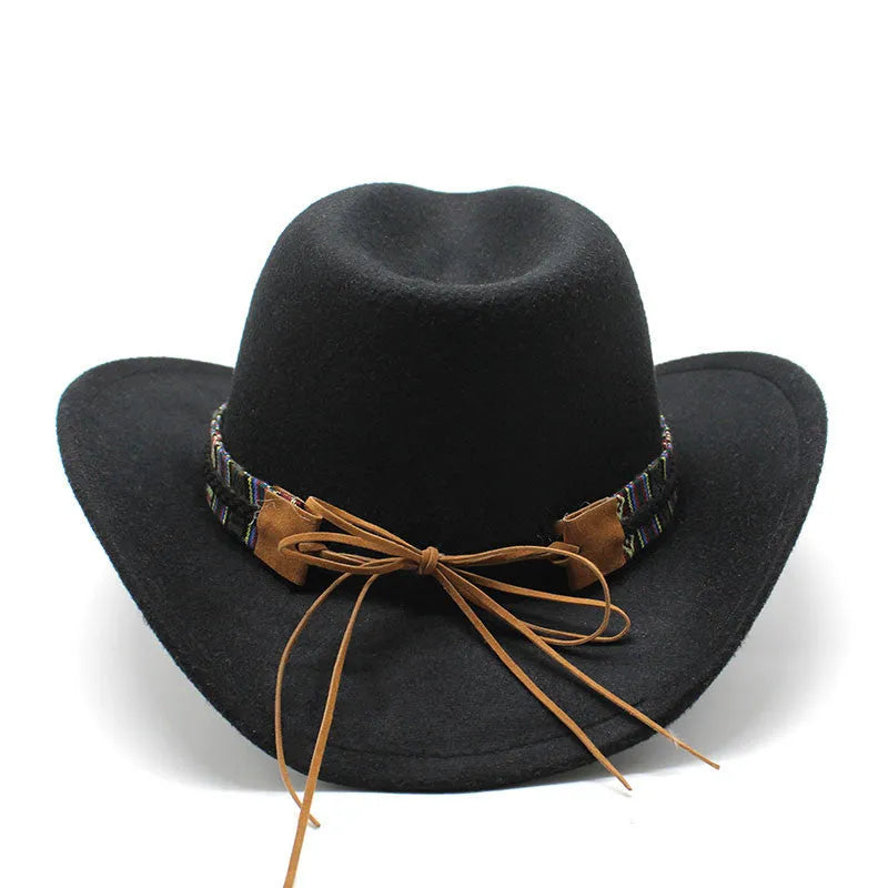 Western-style cowboy hat with a bell crown, shown in multiple colour options.