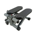 Silver grey hydraulic mini treadmill for waist slimming workouts at home or gym