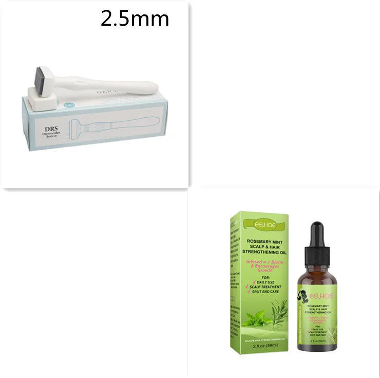 59ml bottle of rosemary mint hair growth fluid for scalp massage and hair repair