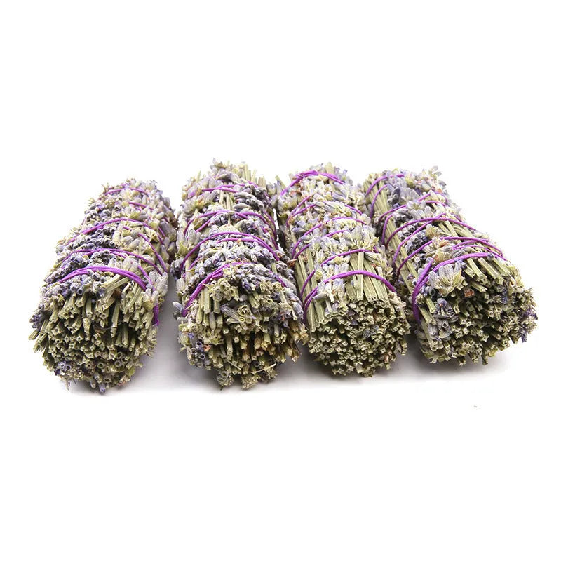 Natural dried flower lavender aromatherapy stick measuring 4 inches for room fragrance