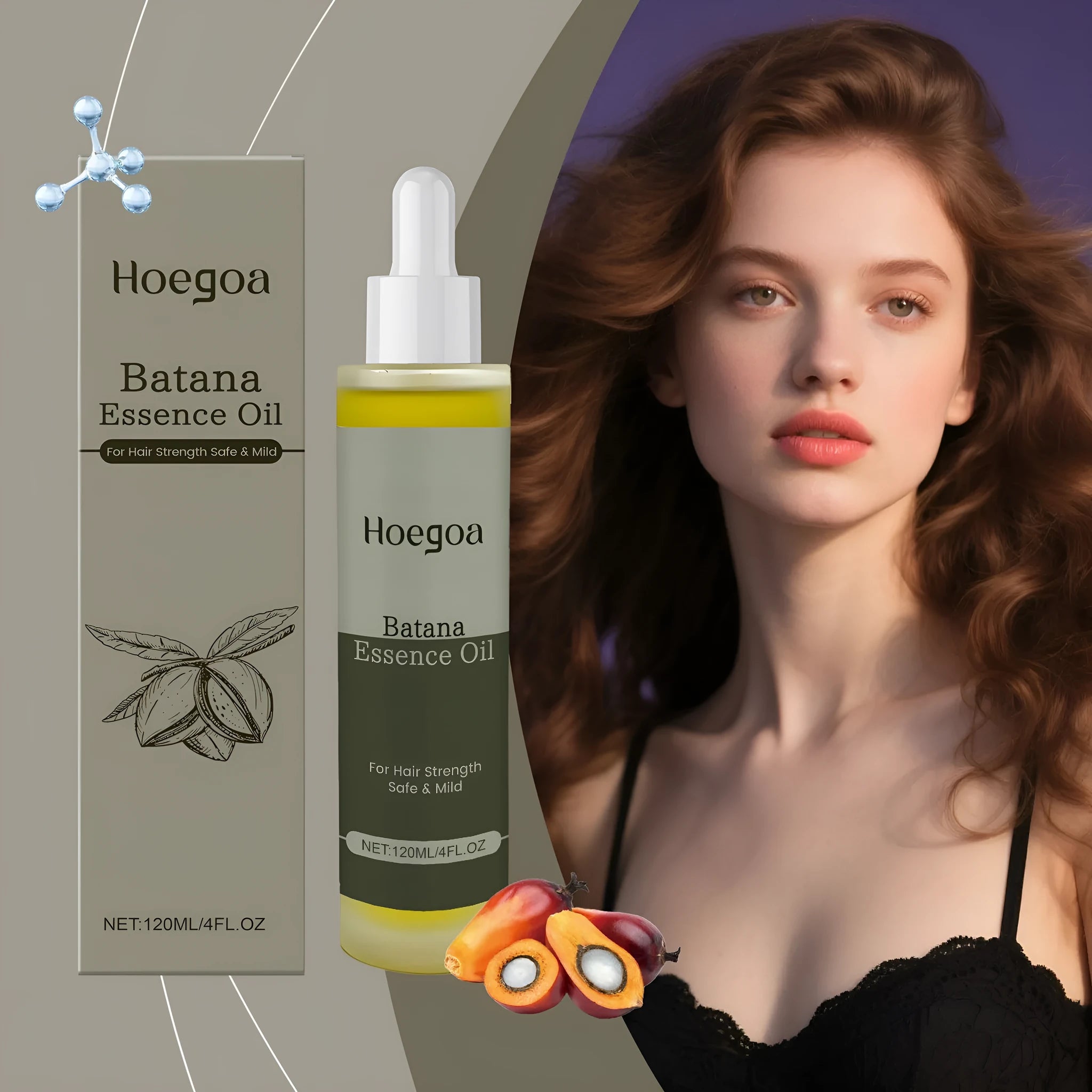Platthana Secret Hair Essential Oil bottle, 120ml daily scalp treatment with natural oils.