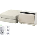Aideng electric water blanket heating pad with PVC material and plush covering in two size options