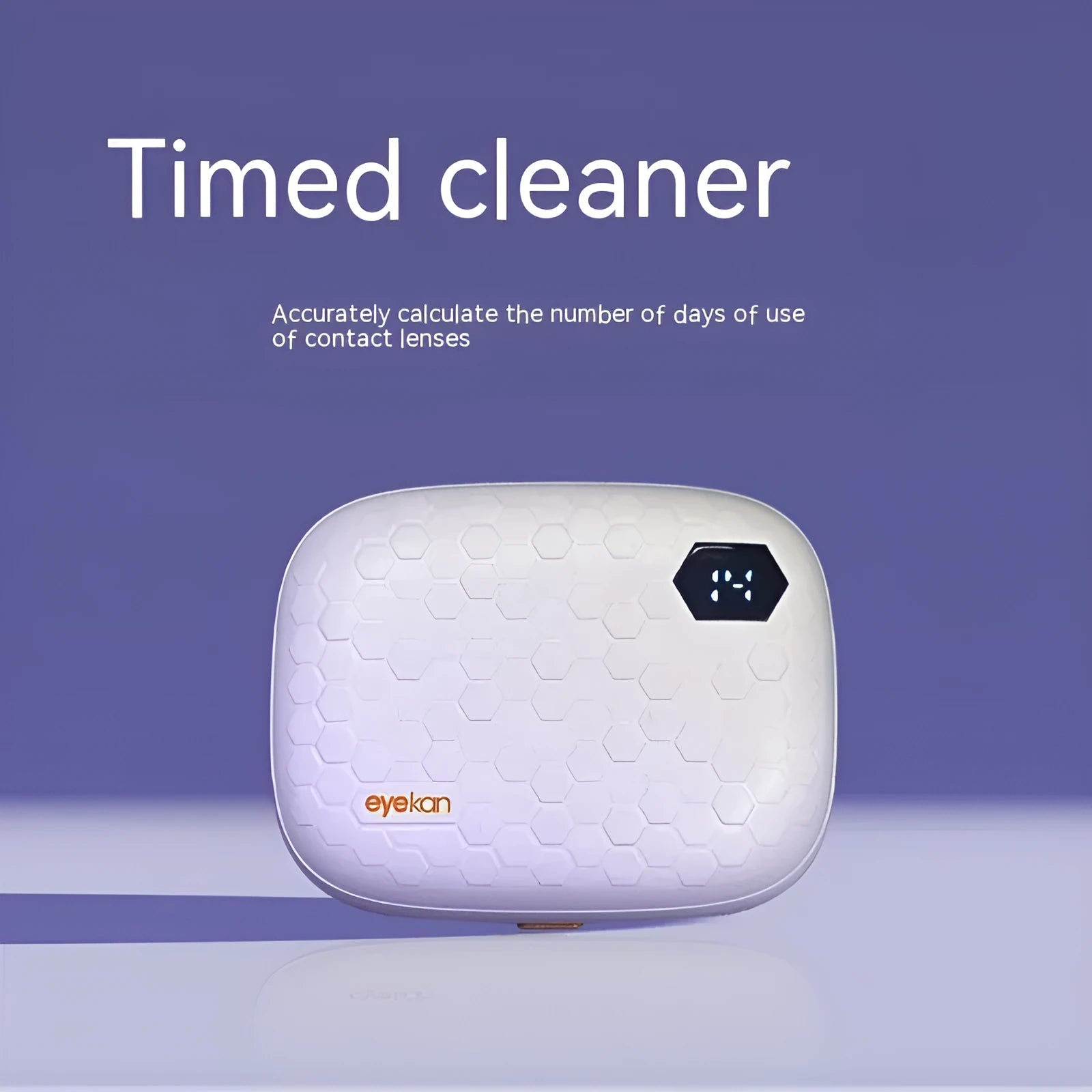 Automatic glasses cleaning machine with ultrasonic flushing instrument in plastic housing measuring 85x65x30mm