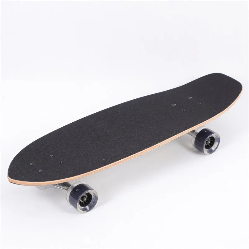 White maple wood 31-inch street scooter skateboard with standard wheels