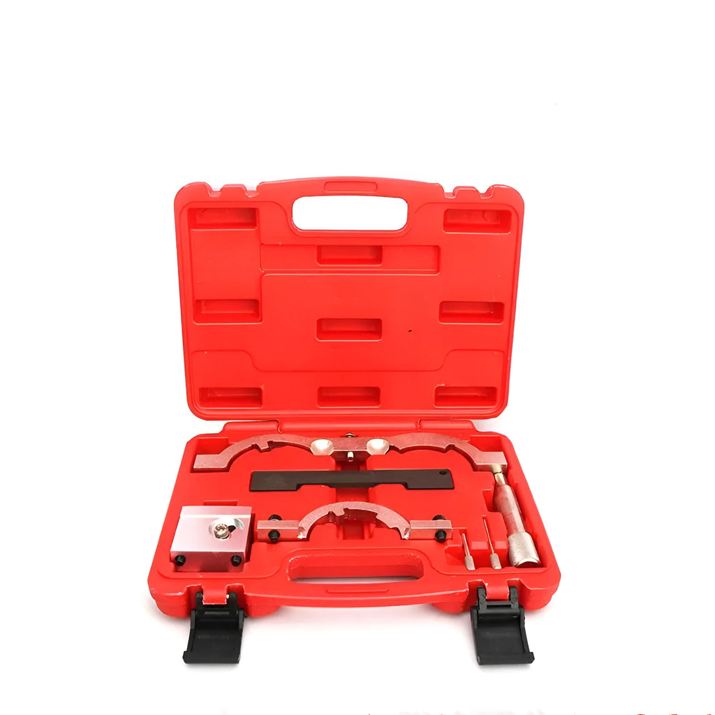 Red chrome-vanadium steel timing tool kit for Opel 1.4T LUJ engine repair
