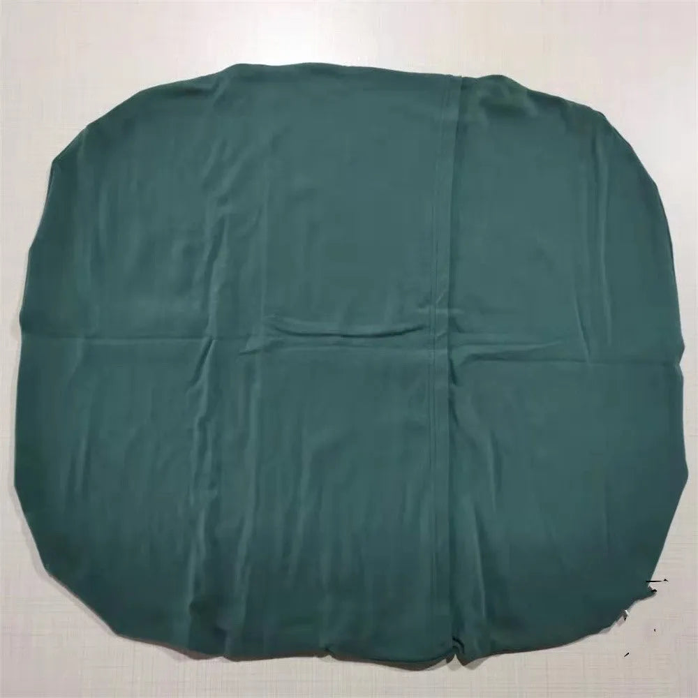 Beige portable cotton baby nest bed crib for newborns, measuring 75 cm by 45 cm.