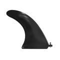 SUP paddle water dispenser attachment with removable fish fin design, plastic construction