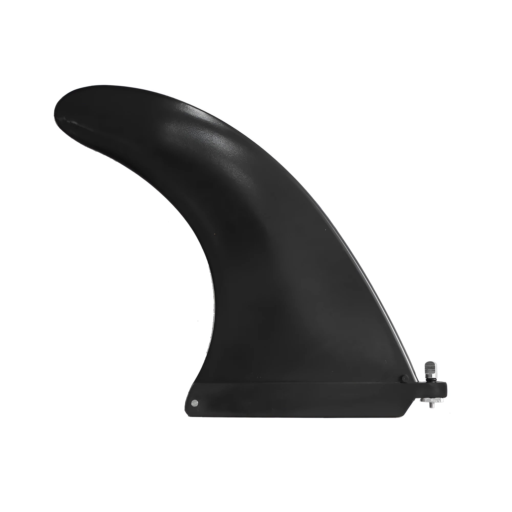 SUP paddle water dispenser attachment with removable fish fin design, plastic construction