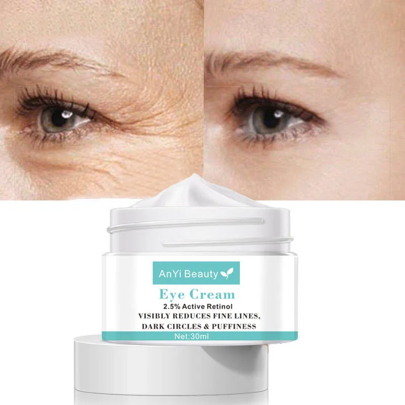30ml beauty eye cream pot for women's facial skin care routine