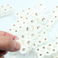 Miniature white paper tissue roll model for dollhouse display