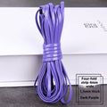 PU leather cord for jewellery making in multiple colours and widths including 2mm, 2.8mm and 4mm diameters
