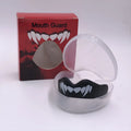 Adult boxing sports mouthguard with printed teeth pattern in choice of colours