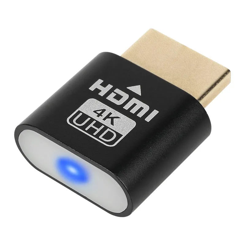 26.5mm graphics card spoof HDMI dummy plug virtual display adapter in multiple colour variants