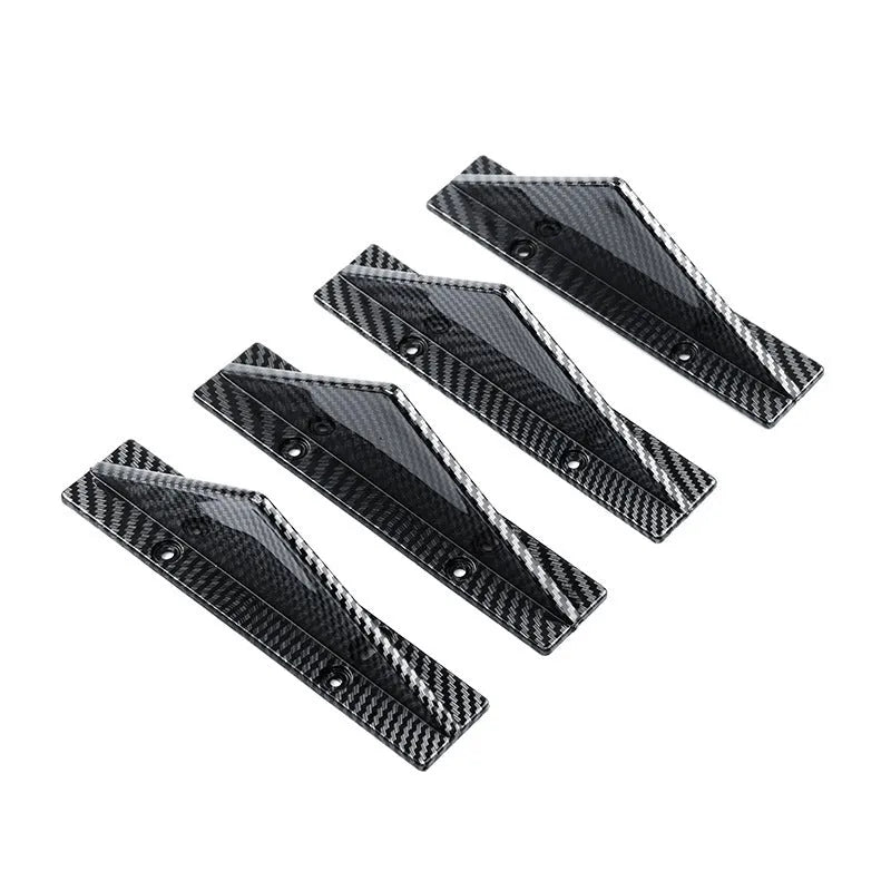 15cm universal triangle rear spoiler in ABS plastic with carbon fibre finish for general motors vehicles